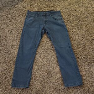 Calvin Klein Men's Dark Blue Straight Jeans